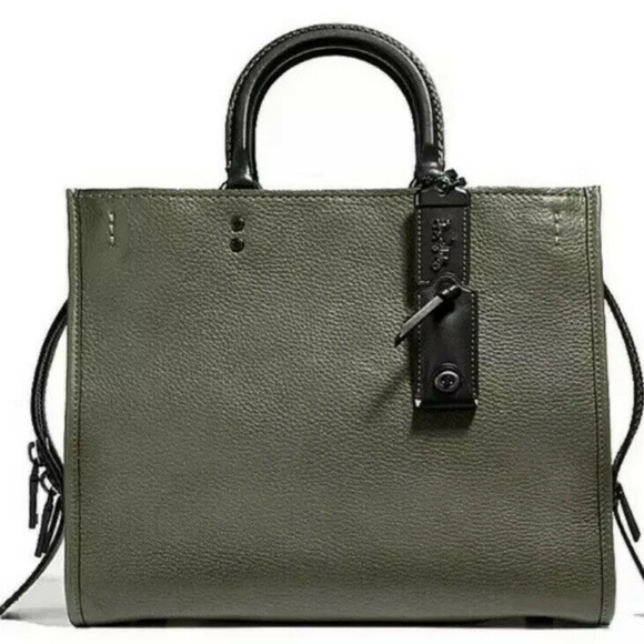 SOLD $700 _COACH Leather Rogue 30 Crossbody - Picture 2 of 8